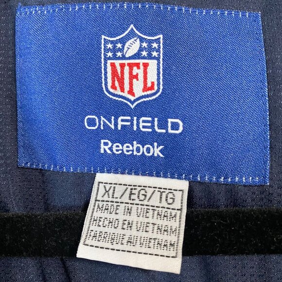 Reebok Seattle Seahawks Onfield Jacket Men's XL Blue Gray Fleece Hooded - Picture 6 of 14